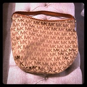 MK Brown Shoulder Bag (very good condition)
